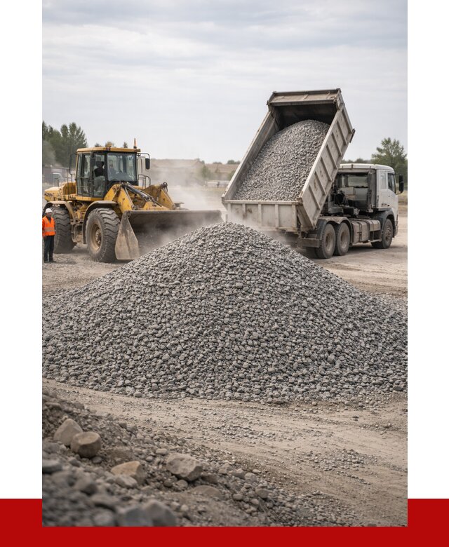 Купить щебень с доставкой в Кирове от 2541 руб. | ПРОНЕРУДКро