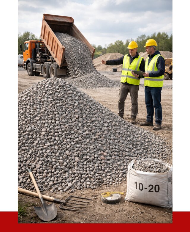 Гранитный щебень фракция 10-20 в Кирове от 4269 руб.|ПРОНЕРУДКро