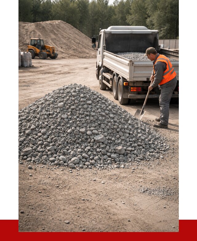 Гравийный щебень фракция 5-10 в Кирове от 2236 р. | ПРОНЕРУДКро