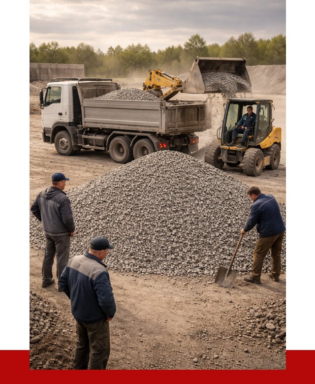 Гравийный щебень фракция 5-20 в Кирове от 2440 р. ПРОНЕРУДКро