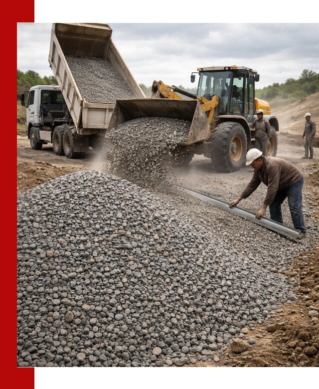 Гравийный щебень фракция 5-20 с доставкой в Кирове