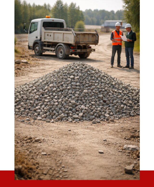 Гравийный щебень фракция 20-40 в Кирове от 1220 р. | ПРОНЕРУДКро