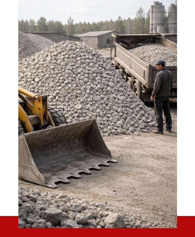 Известняковый щебень фракция 40-70 в Кирове от 4269 р. | ПРОНЕРУДКро