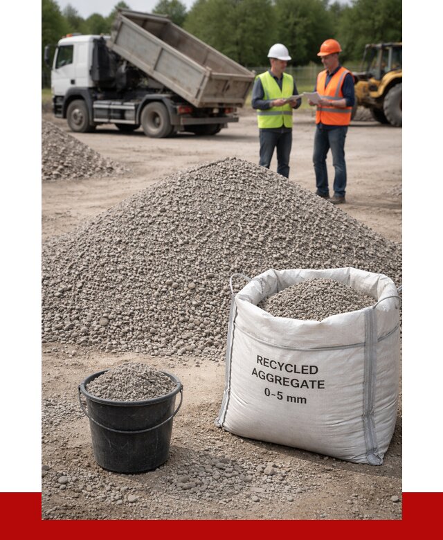 Вторичный щебень фракция 0-5 в Кирове от 1626 р. ПРОНЕРУДКро