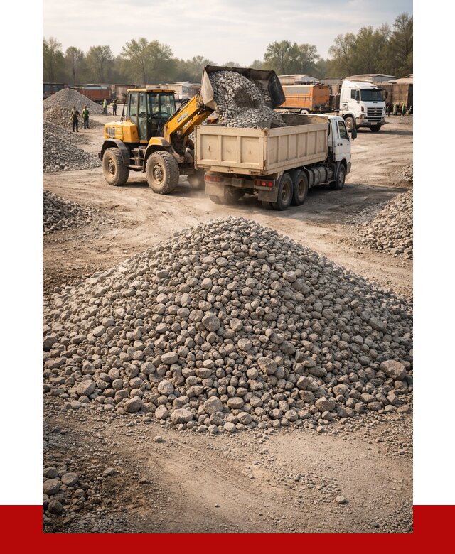 Вторичный щебень фракция 40-70 в Кирове от 1769 р, ПРОНЕРУДКро