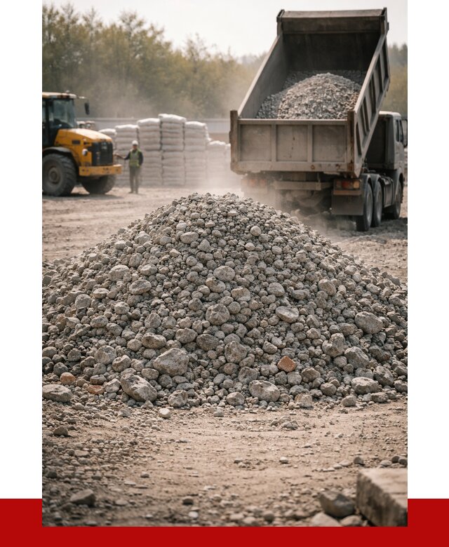 Вторичный щебень фракция 70-150 в Кирове от 1423 р. | ПРОНЕРУДКро