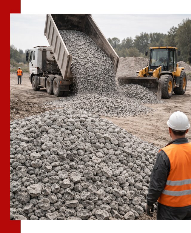 Доставка бетонного щебня фракции 20-40 в Кирове