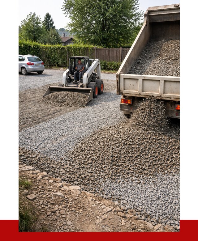 Щебень для парковки в Кирове с доставкой от 1220 р.| ПРОНЕРУДКро