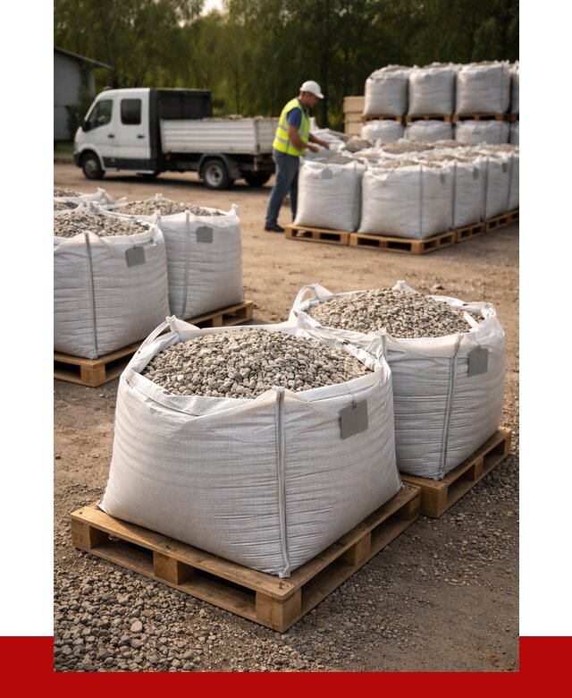 Щебень в мешках с доставкой в Кирове от 4269 р. | ПРОНЕРУДКро
