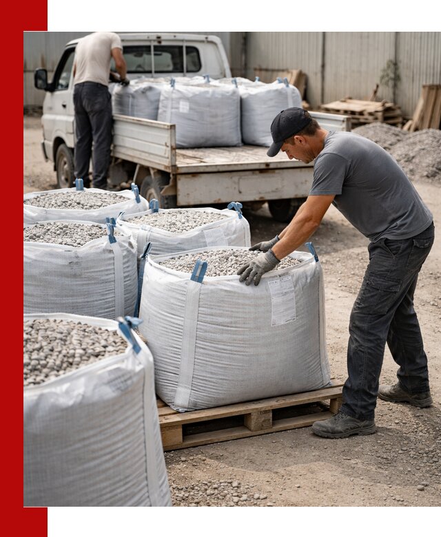 Доставка щебня в мешках по выгодным ценам в Кирове