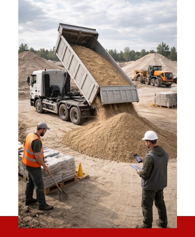 Карьерный песок с доставкой в Кирове от 3659 р. ПРОНЕРУДКро