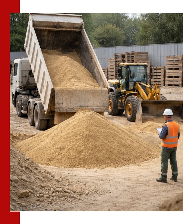 Доставка карьерного мелкозернистого песка в Кирове