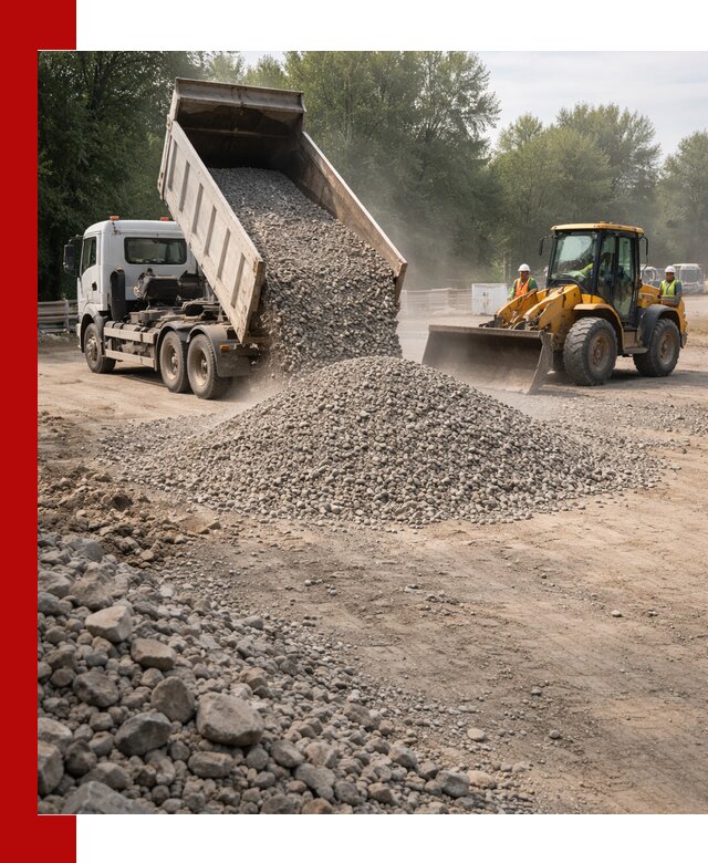 Гравий фракция 5–20 доставка в Кирове оптом и в розницу