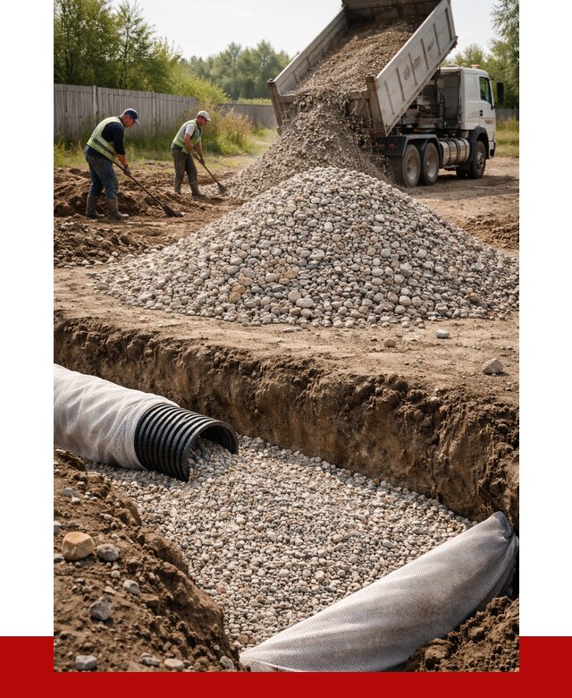 Гравий для дренажа в Кирове от 2236 р., доставка ПРОНЕРУДКро