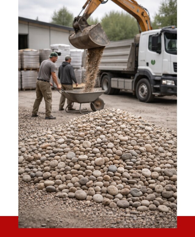 Галька декоративная в Кирове от 3253 р. за куб | ПРОНЕРУДКро