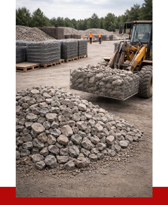 Камень для габионов фракция 70-150 в Кирове от 4269 р. | ПРОНЕРУДКро