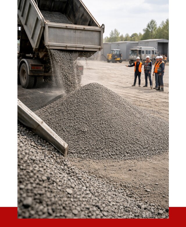 Гравийный отсев 0-5 в Кирове от 1220 р. с доставкой | ПРОНЕРУДКро