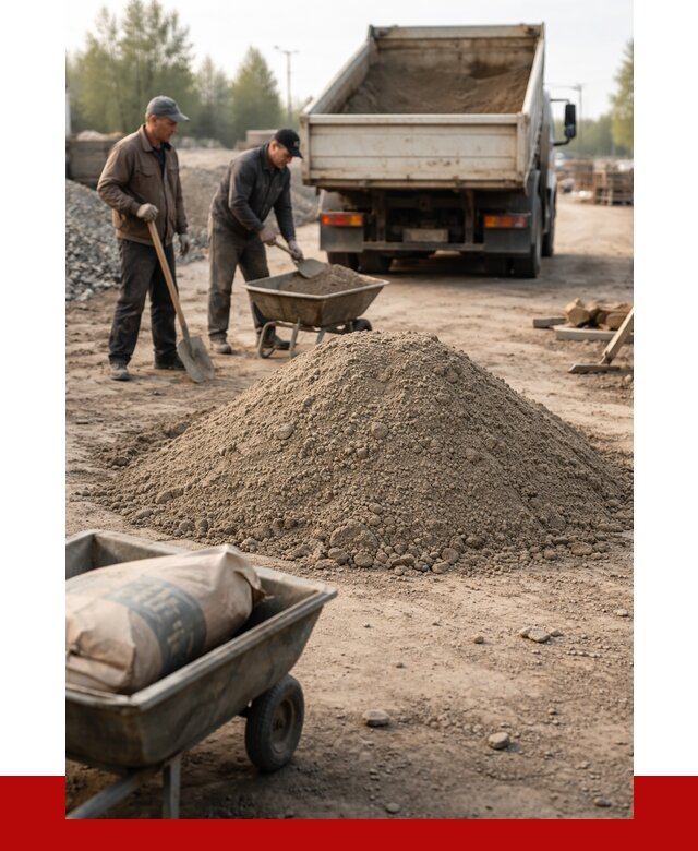 Цементно-песчаная смесь М150 в Кирове от 4778 р. | ПРОНЕРУДКро