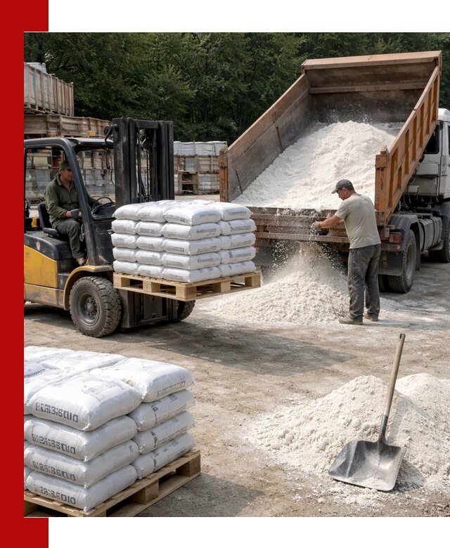 Доставка строительной извести оптом и в розницу в Кирове