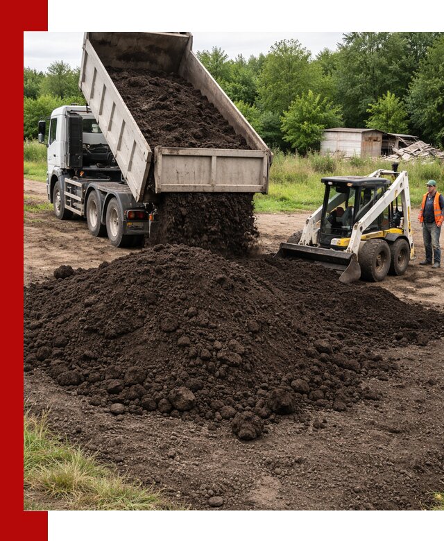Поставка плодородной земли с доставкой самосвалом в Кирове