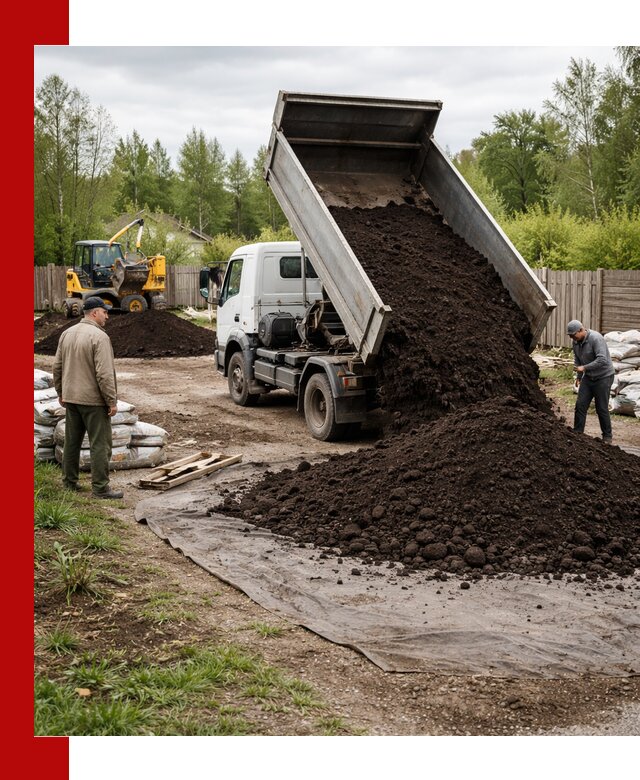 Доставка качественного почвогрунта в Кирове оптом и в розницу