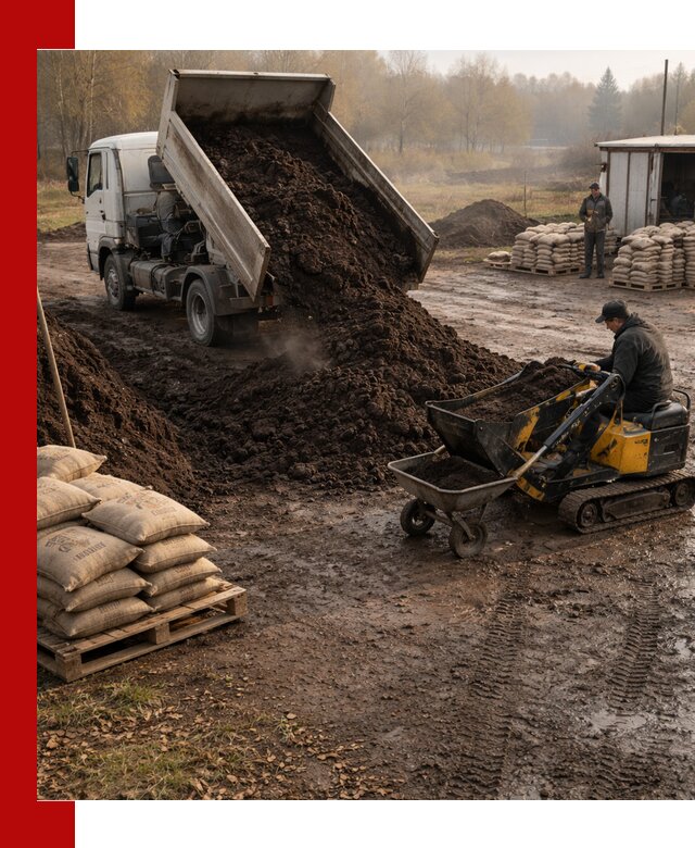 Кислый торф в доставке по выгодным ценам в Кирове