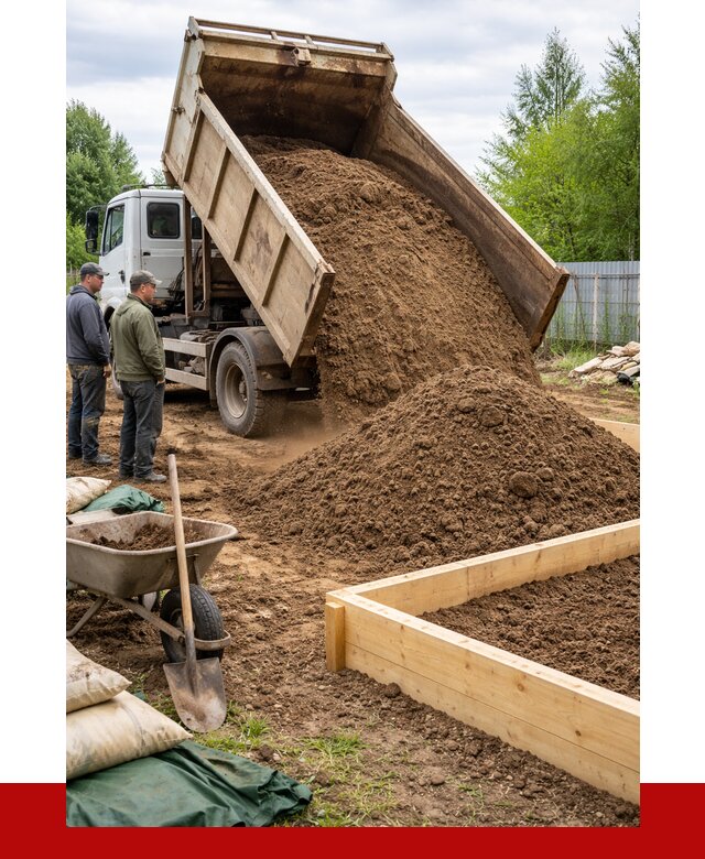 Торфо песчаная смесь в Кирове с доставкой от 1881 р. | ПРОНЕРУДКро