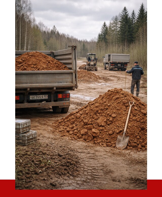 Глина и суглинки в Кирове от 4574 р. за куб | ПРОНЕРУДКро