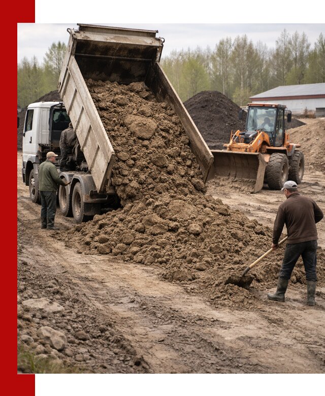 Доставка глин и суглинков в Кирове оптом и вкрай