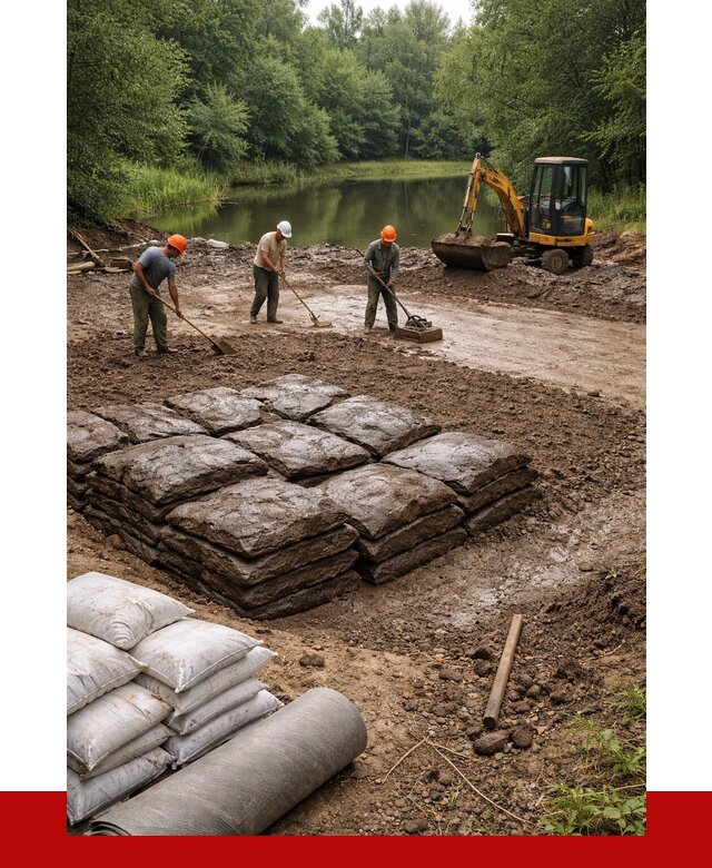 Купить глину для пруда в Кирове от 4574 р. с доставкой | ПРОНЕРУДКро