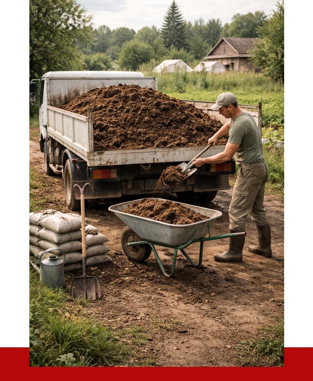 Купить коровий навоз с доставкой в Кирове от 1830 р. | ПРОНЕРУДКро