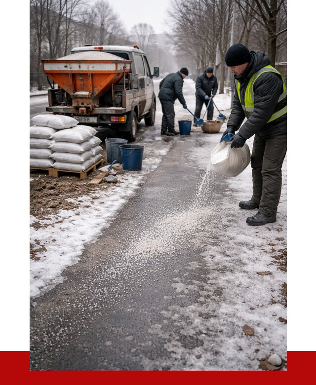 Реагент против гололеда в Кирове с доставкой от 4574 р. | ПРОНЕРУДКро