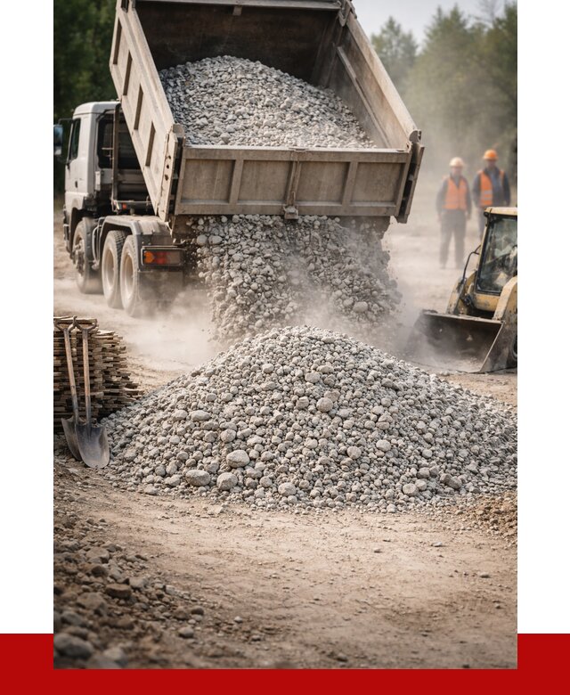 Купить дробленый бетон в Кирове от 1728 р./куб | ПРОНЕРУДКро