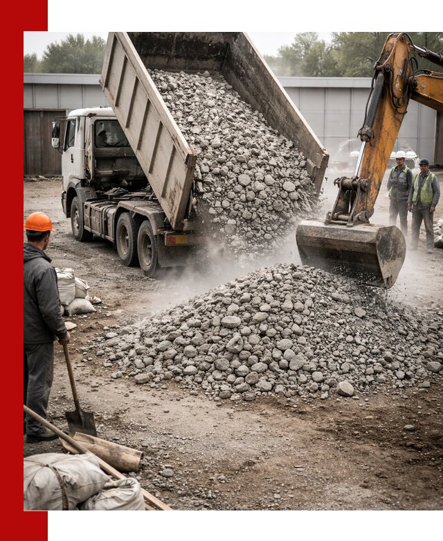 Доставка дробленого бетона в Кирове оптом и в розницу