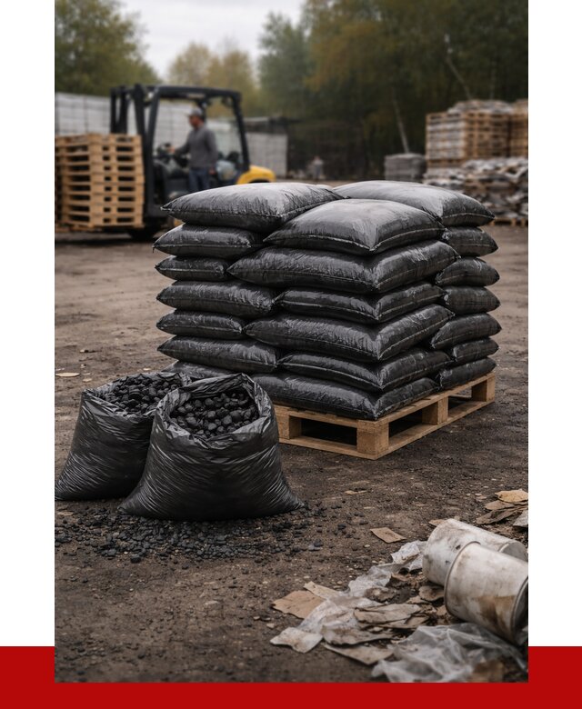 Купить уголь в мешках с доставкой в Кирове от 7624 р. | ПРОНЕРУДКро