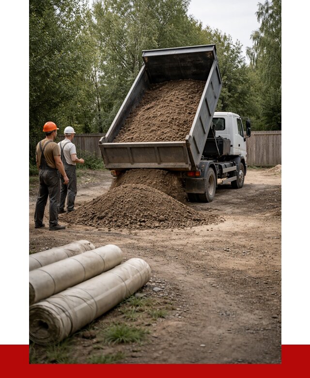 Доставка сыпучих материалов самосвалом в Киров от 4269 р. | ПРОНЕРУДКро