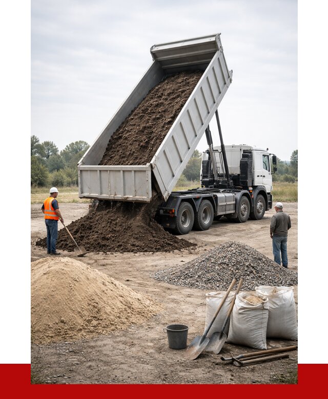 Доставка самосвалом 30 кубов в Кирове от 8640 р. | ПРОНЕРУДКро