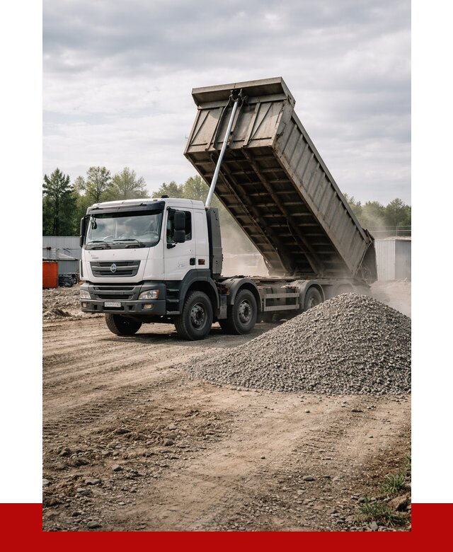 Доставка самосвалом 40 кубов в Кирове от 9149 р. | ПРОНЕРУДКро