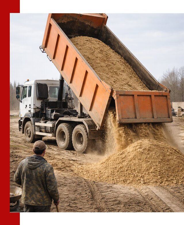 Аренда самосвала 20 тонн для перевозки грузов в Кирове