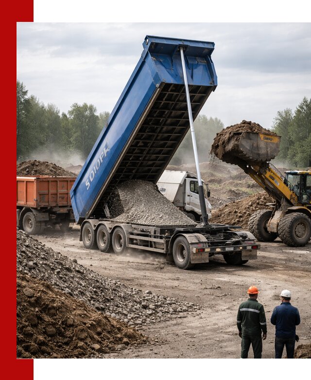 Аренда тонар 40 тонн в Кирове с доставкой материалов