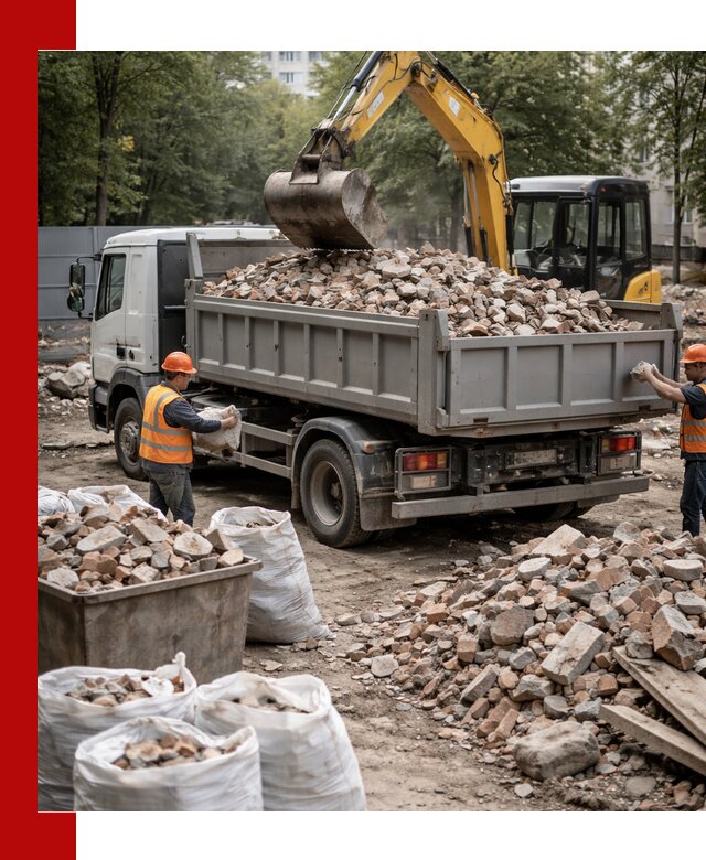 Вывоз строительного мусора в Кирове с самосвалами и контейнерами