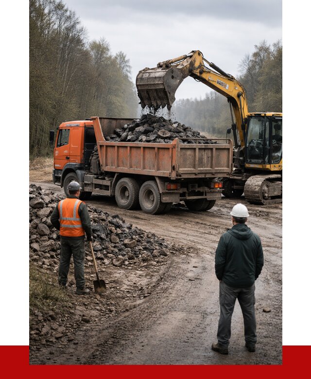 Вывоз асфальта в Кирове от 4574 р. самосвалом ПРОНЕРУДКро