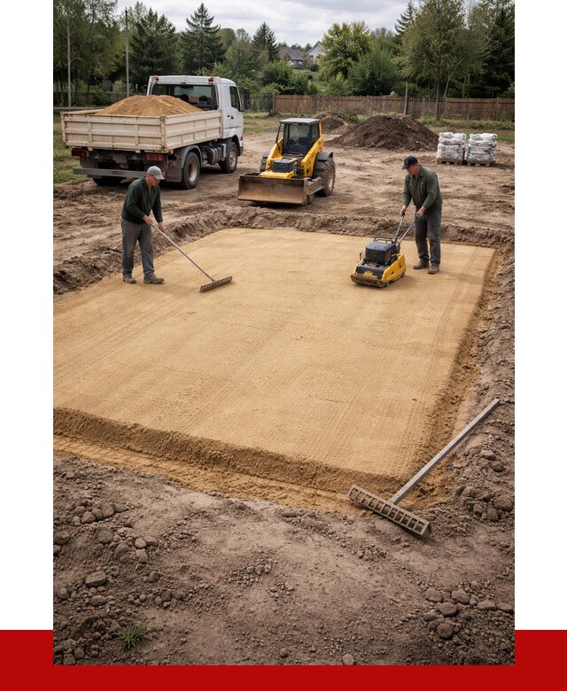 Устройство песчаной подушки в Кирове от 4574 р. ПРОНЕРУДКро